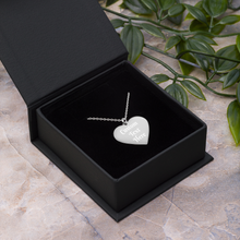 Load image into Gallery viewer, Custom 18&quot; Engraved Heart Necklace