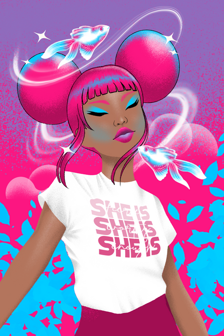 She Is -Pink