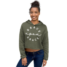 Load image into Gallery viewer, Grace Upon Grace - Crop Hoodie