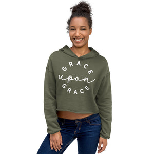 Grace Upon Grace - Crop Hoodie