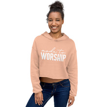 Load image into Gallery viewer, Made to Worship --Crop Hoodie