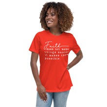 Load image into Gallery viewer, Faith - Women&#39;s Relaxed T-Shirt